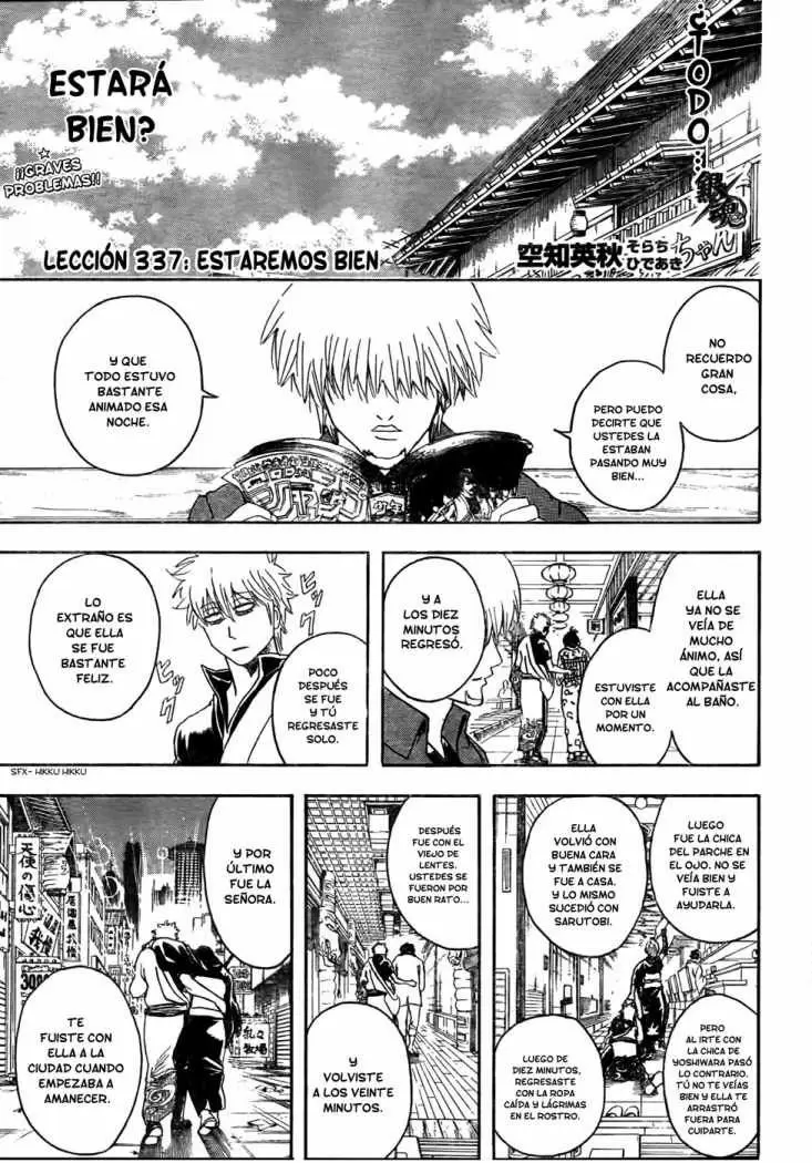 Gintama capítulo 337, página 3
