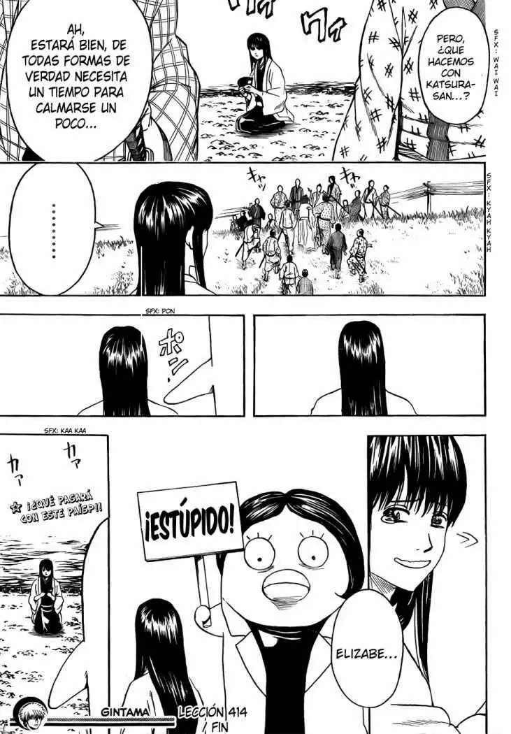 Gintama capítulo 414, página 19
