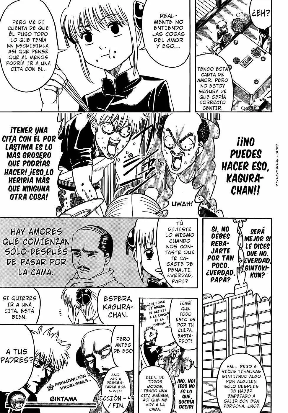 Gintama capítulo 419, página 18