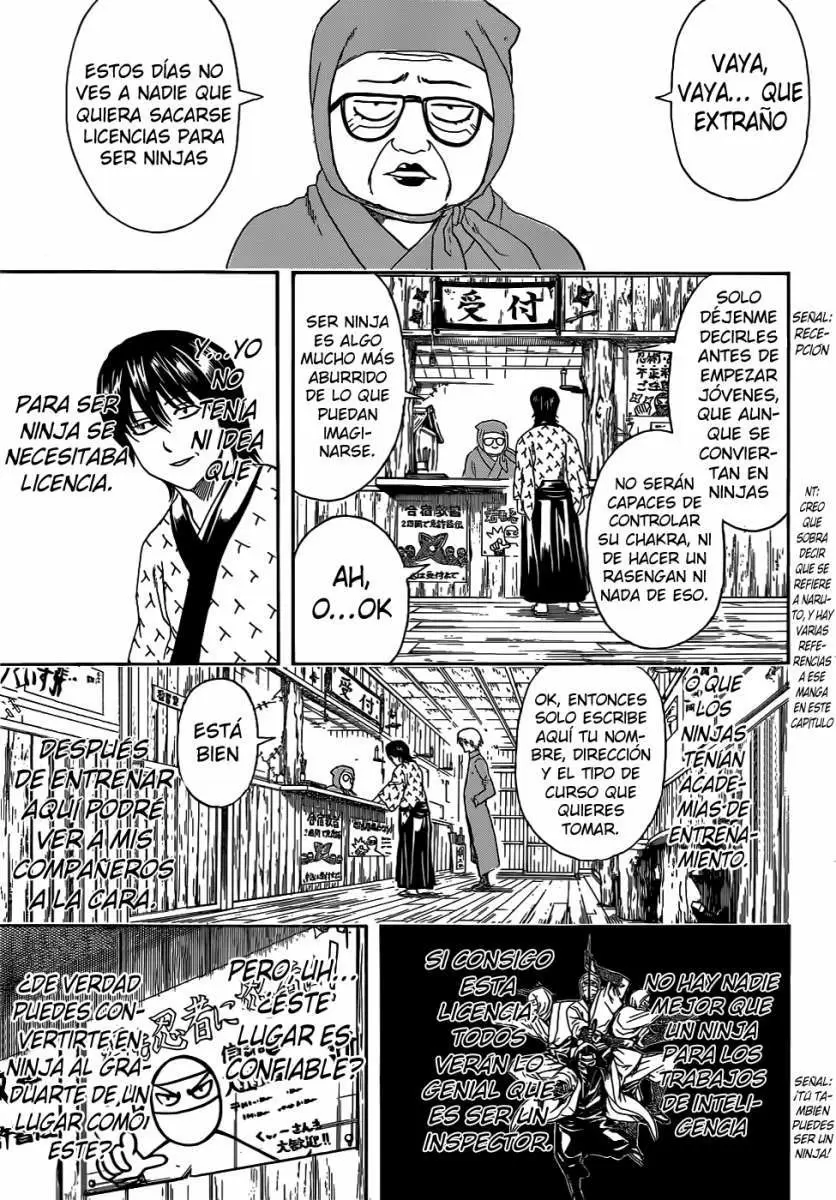 Gintama capítulo 423, página 8