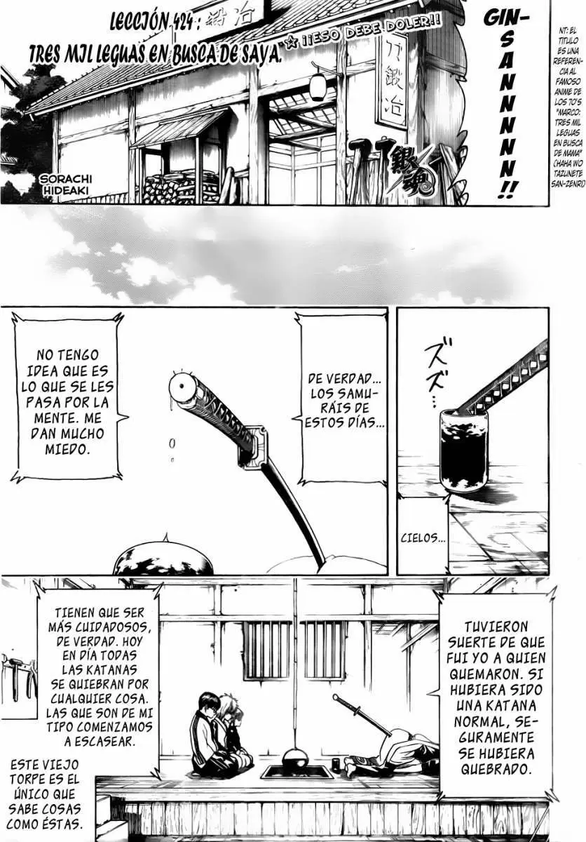 Gintama capítulo 424, página 9