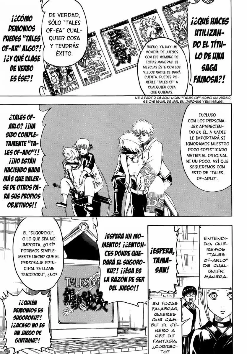Gintama capítulo 430, página 6