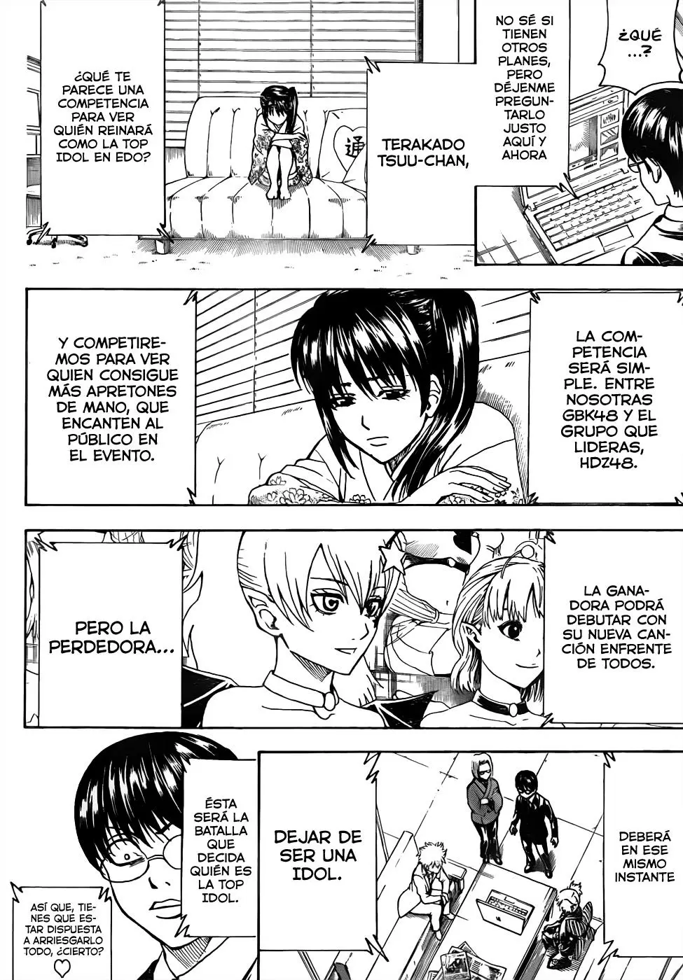 Gintama capítulo 447, página 8