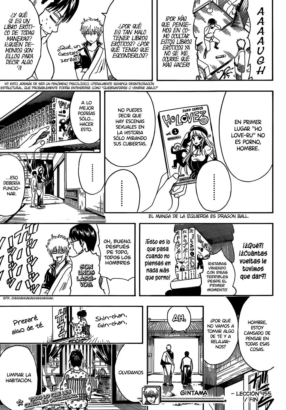 Gintama capítulo 455, página 19