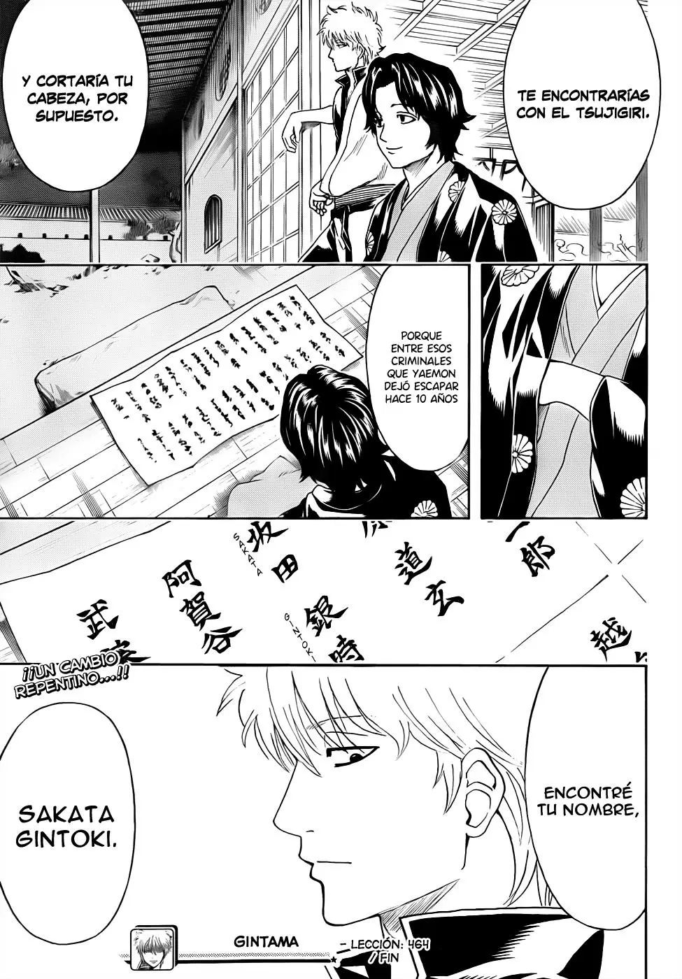 Gintama capítulo 464, página 19