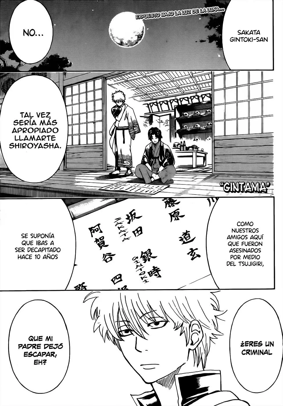 Gintama capítulo 465, página 3