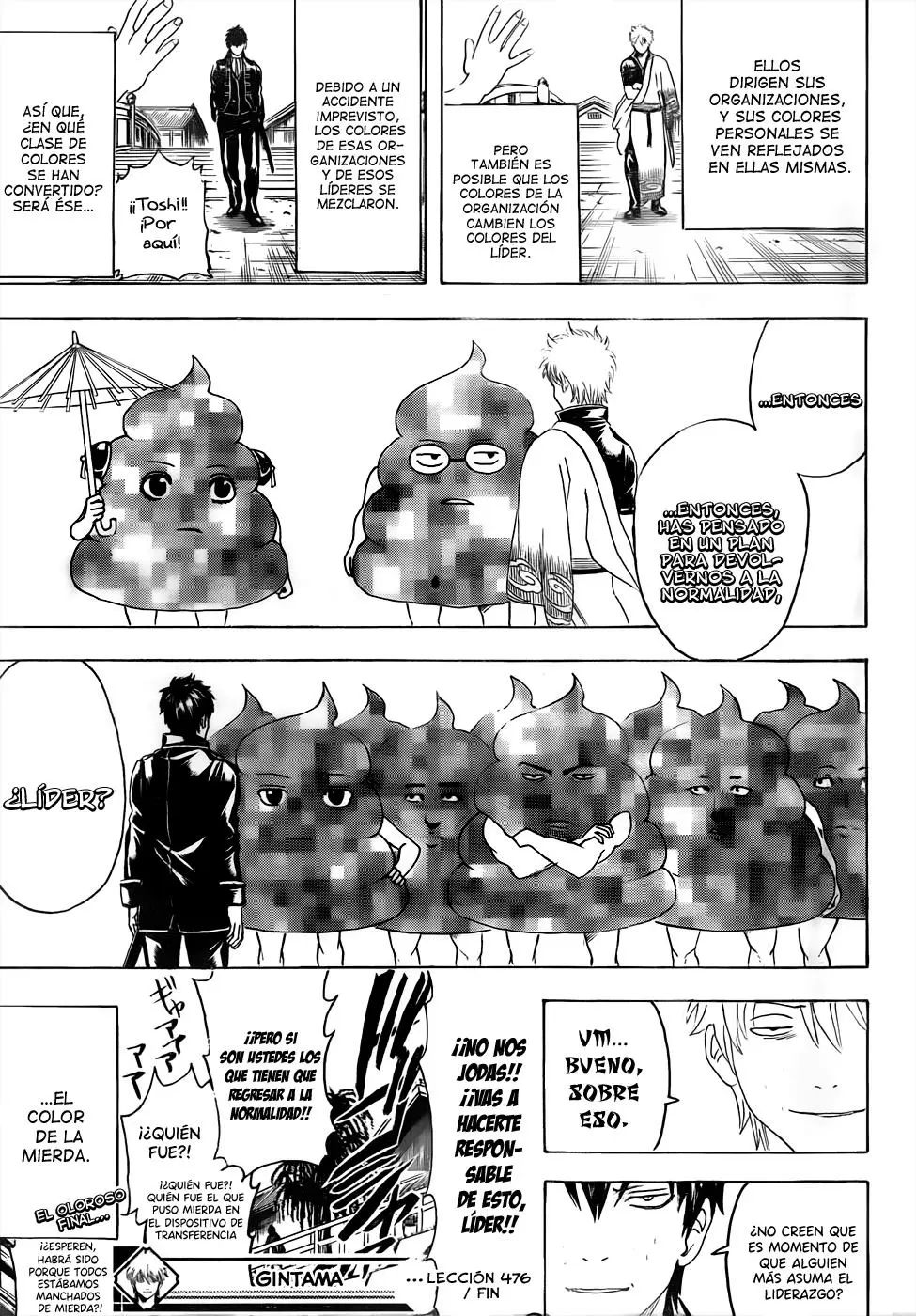 Gintama capítulo 476, página 19
