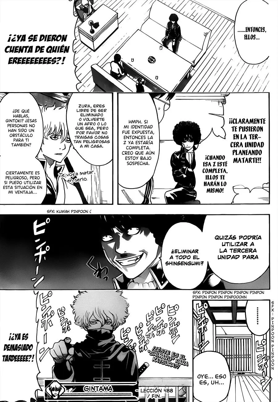 Gintama capítulo 488, página 18