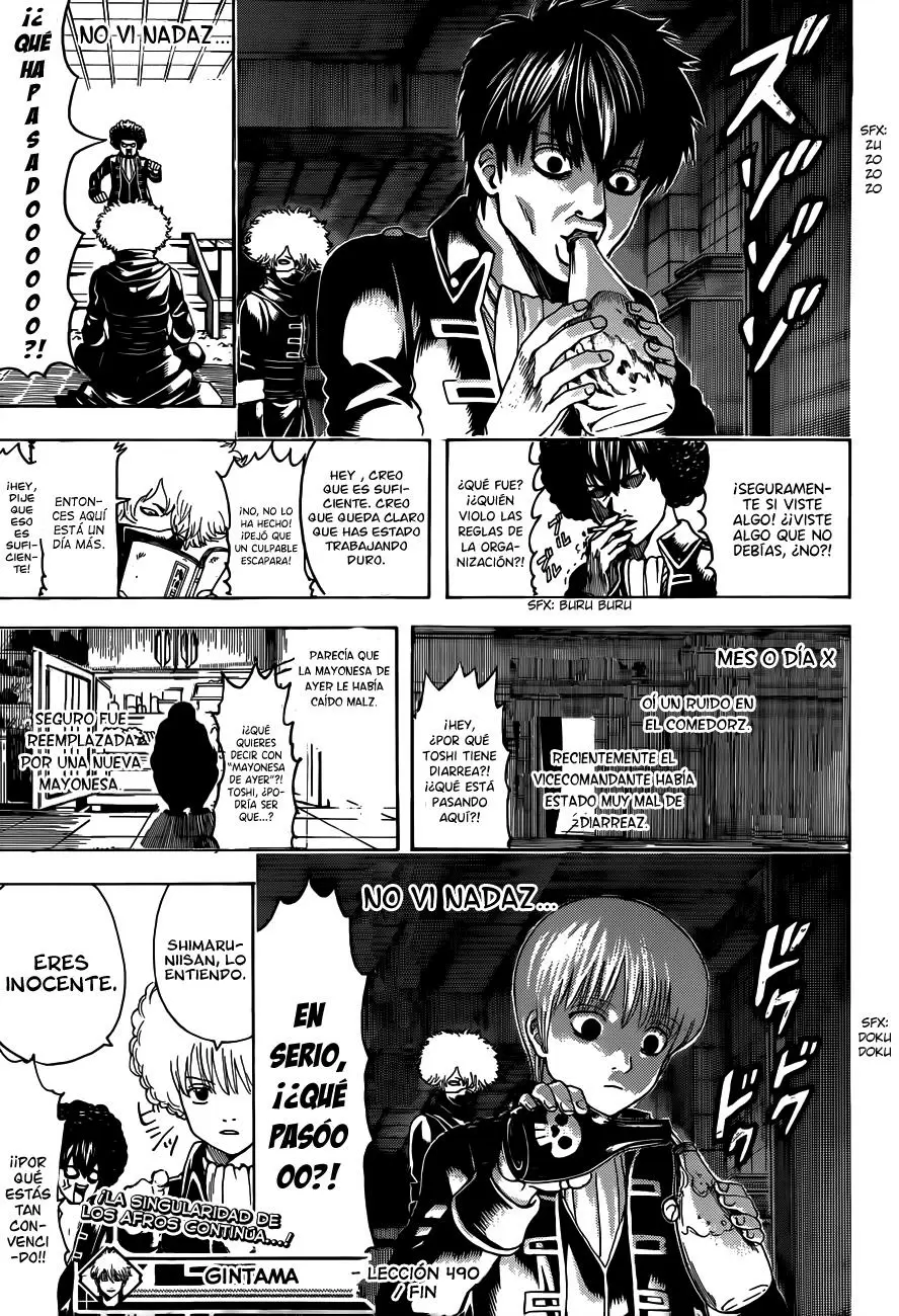 Gintama capítulo 490, página 21