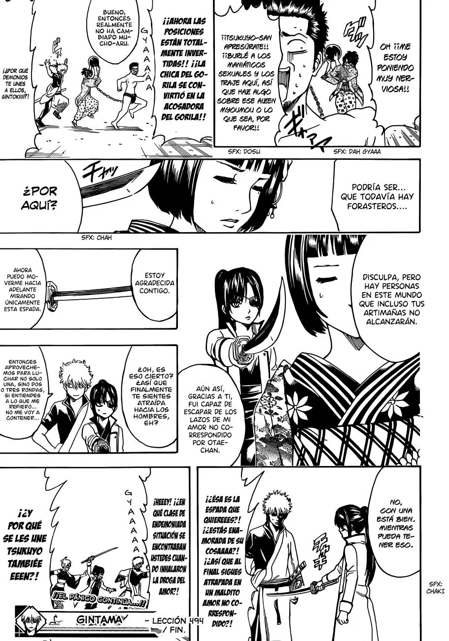 Gintama capítulo 494, página 19