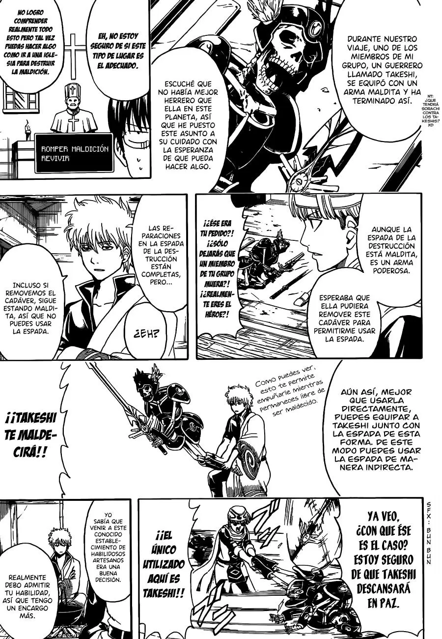 Gintama capítulo 497, página 7