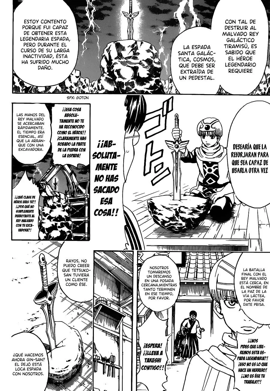 Gintama capítulo 497, página 8