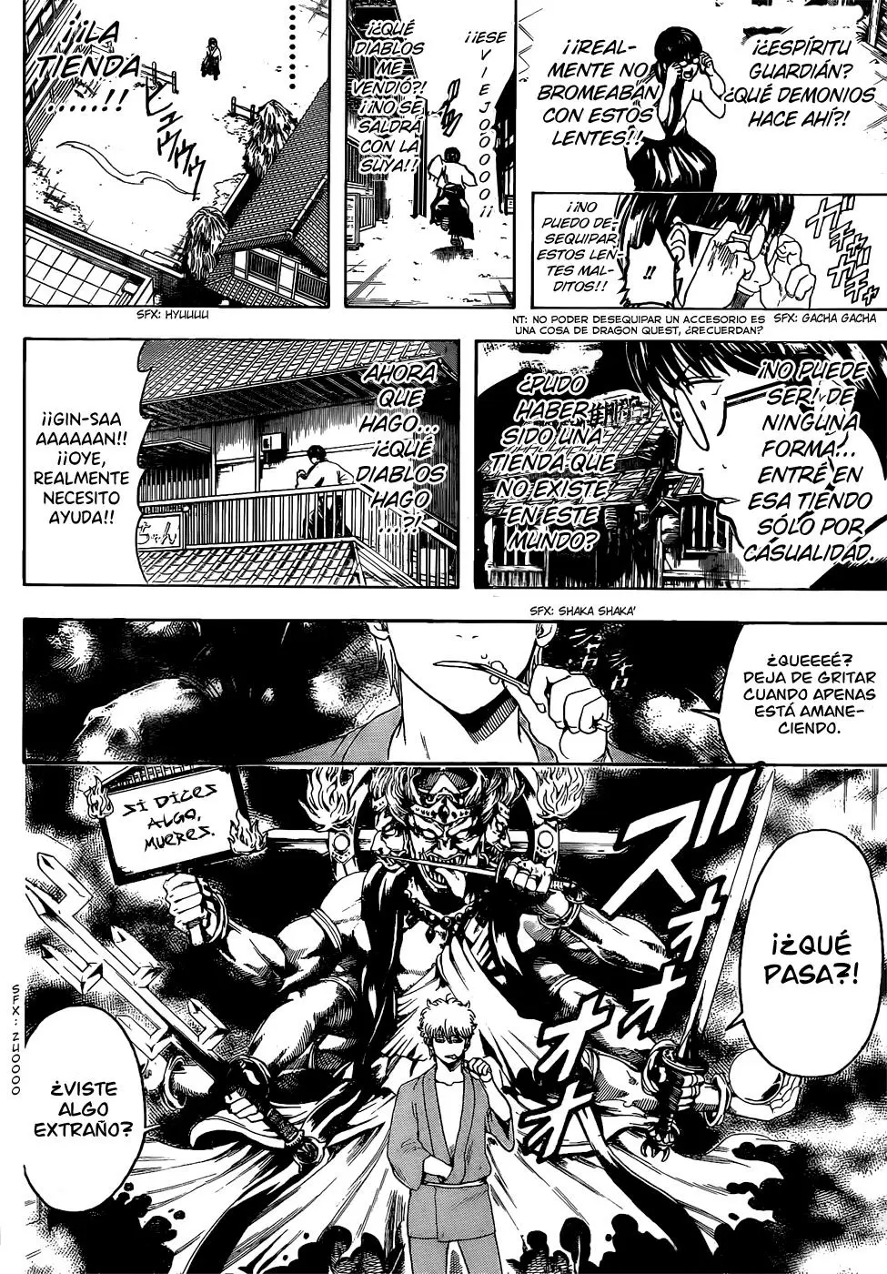 Gintama capítulo 499, página 8