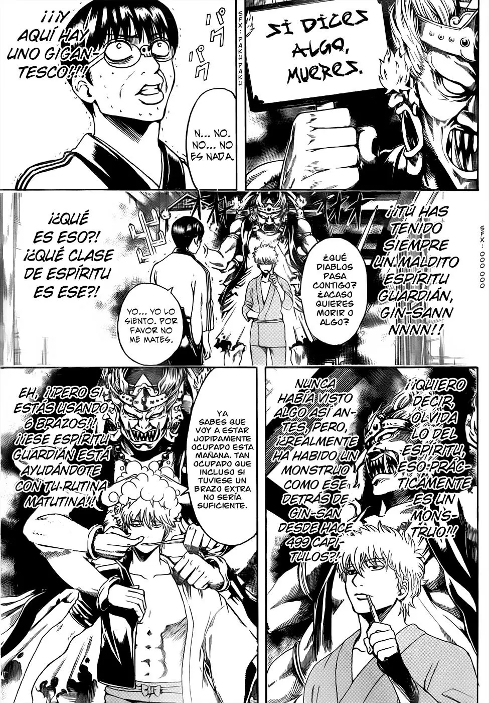 Gintama capítulo 499, página 9