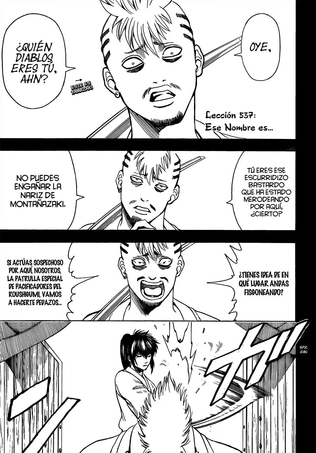 Gintama capítulo 537, página 5