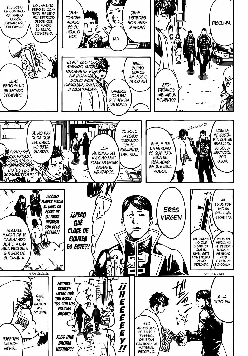 Gintama capítulo 671, página 13