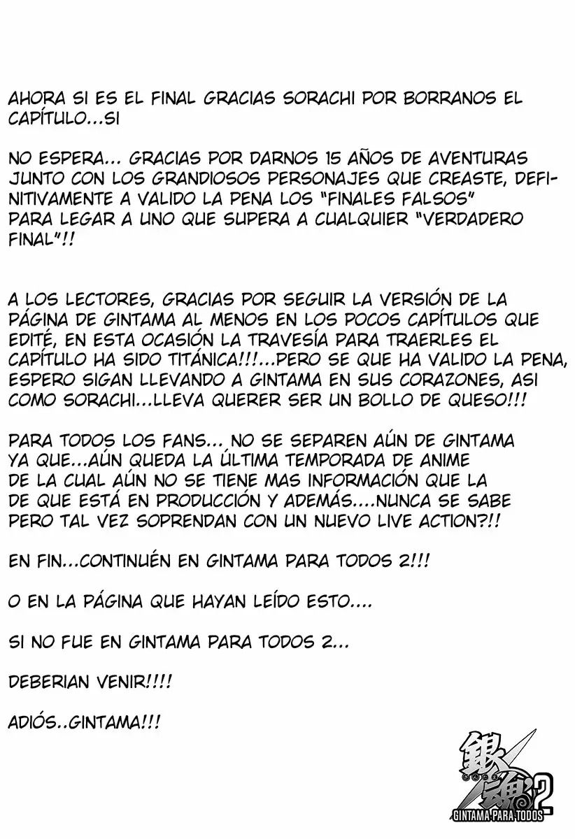 Gintama capítulo 704, página 61