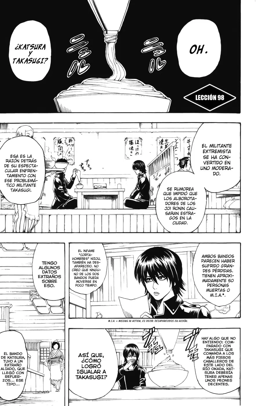 Gintama capítulo 98, página 1