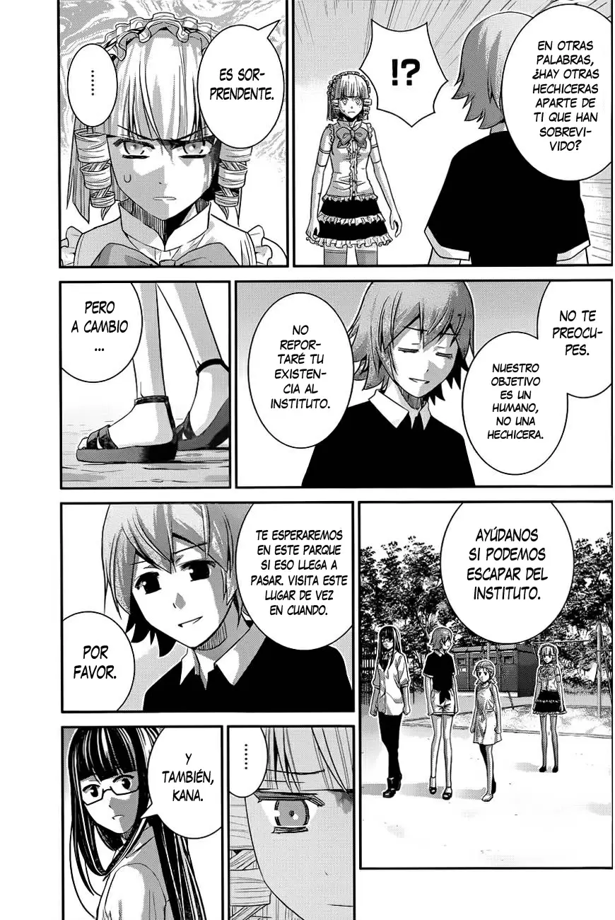 Gokukoku no Brynhildr capítulo 109, página 16
