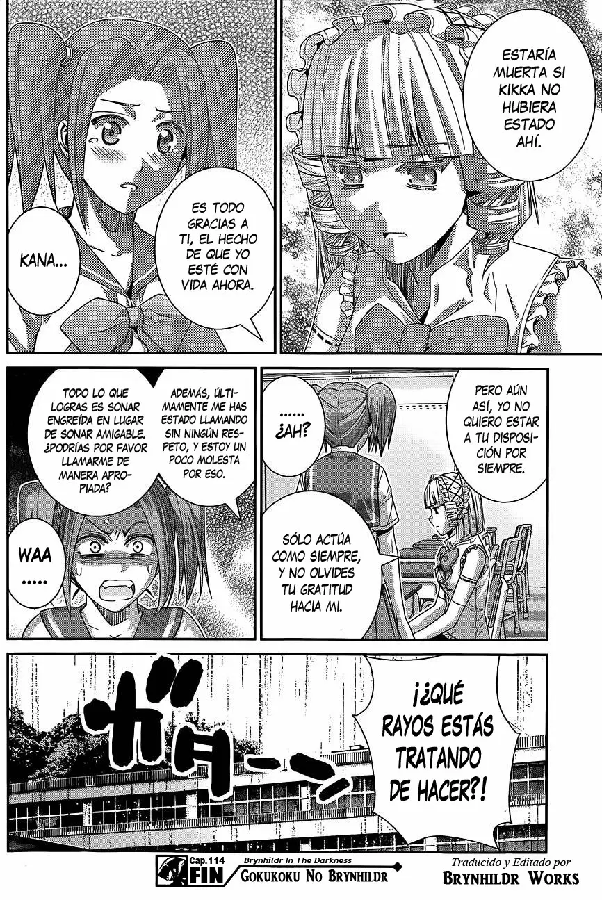 Gokukoku no Brynhildr capítulo 114, página 22
