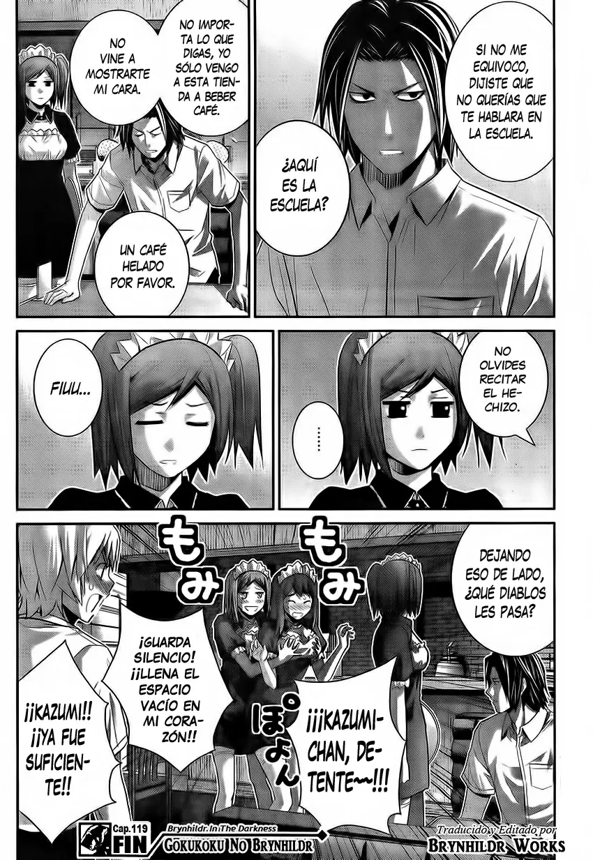 Gokukoku no Brynhildr capítulo 119, página 22