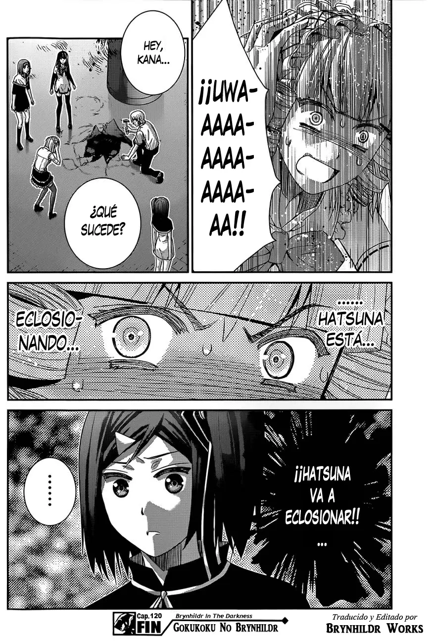 Gokukoku no Brynhildr capítulo 120, página 23