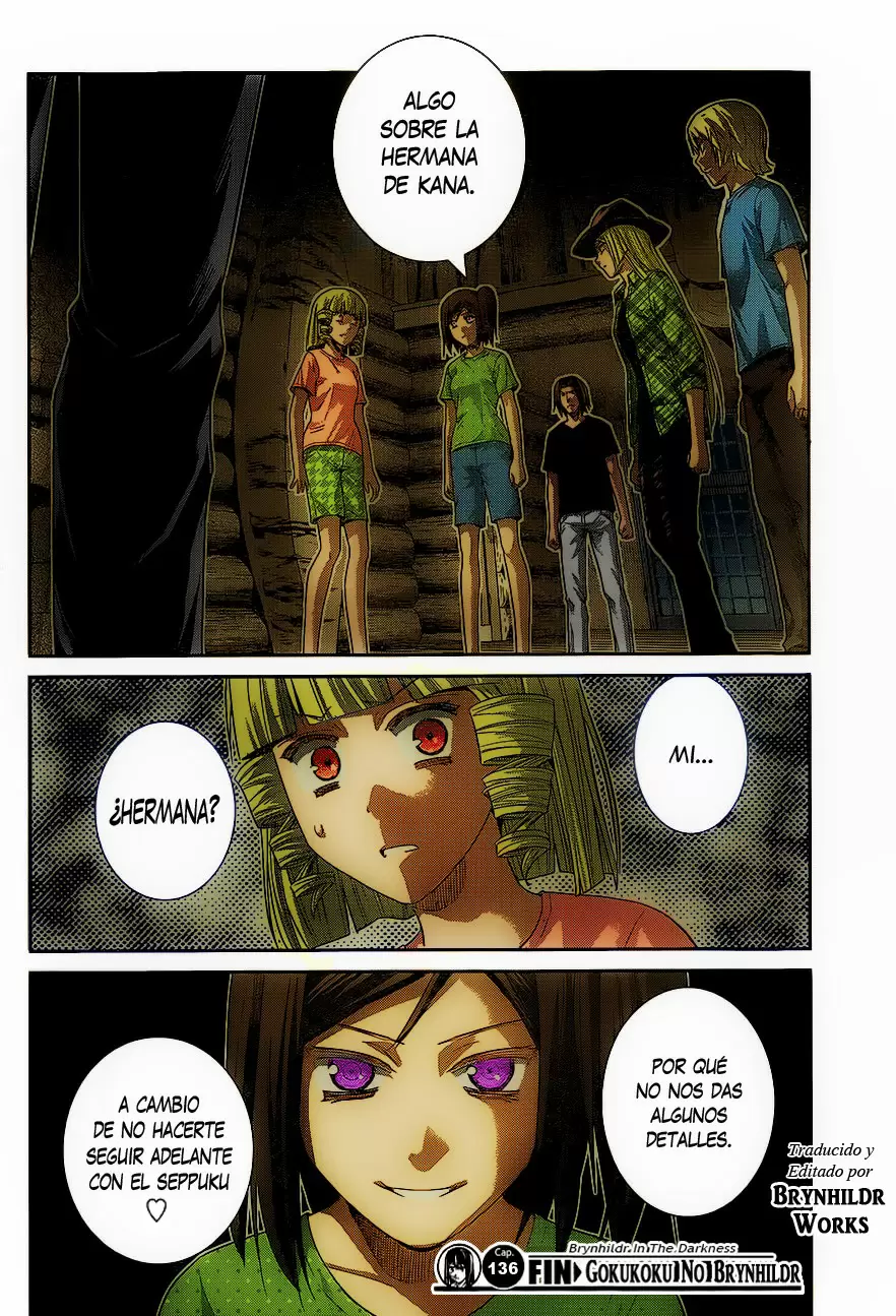 Gokukoku no Brynhildr capítulo 136, página 21