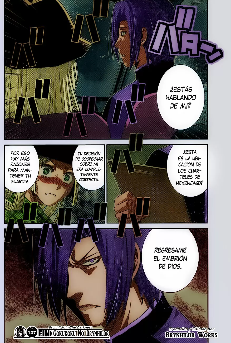 Gokukoku no Brynhildr capítulo 137, página 22