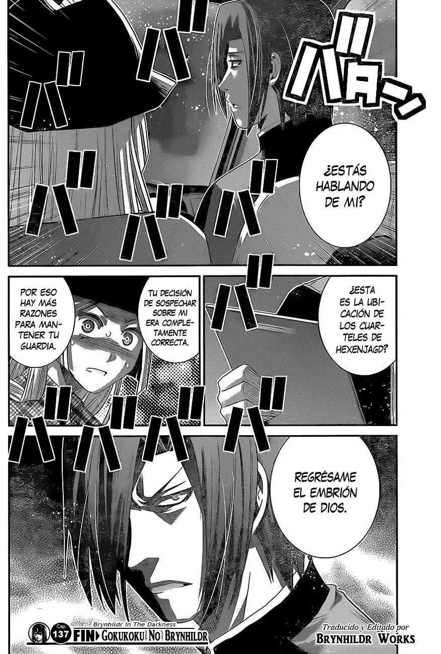 Gokukoku no Brynhildr capítulo 137, página 23