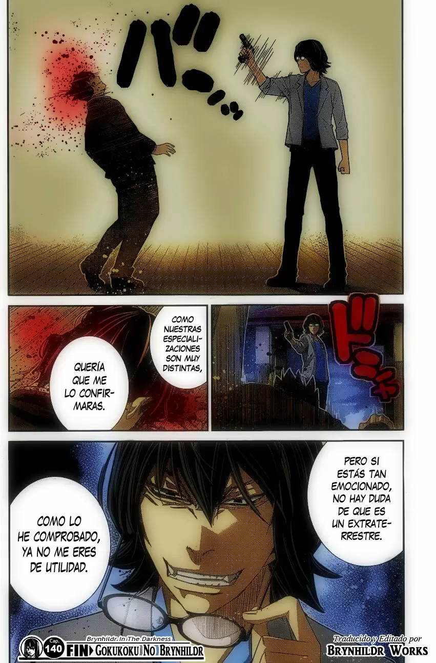 Gokukoku no Brynhildr capítulo 140, página 22