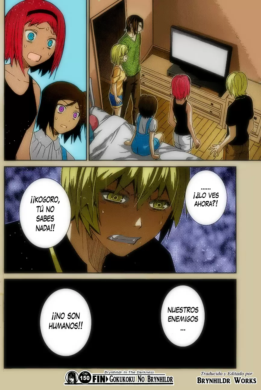 Gokukoku no Brynhildr capítulo 150, página 19