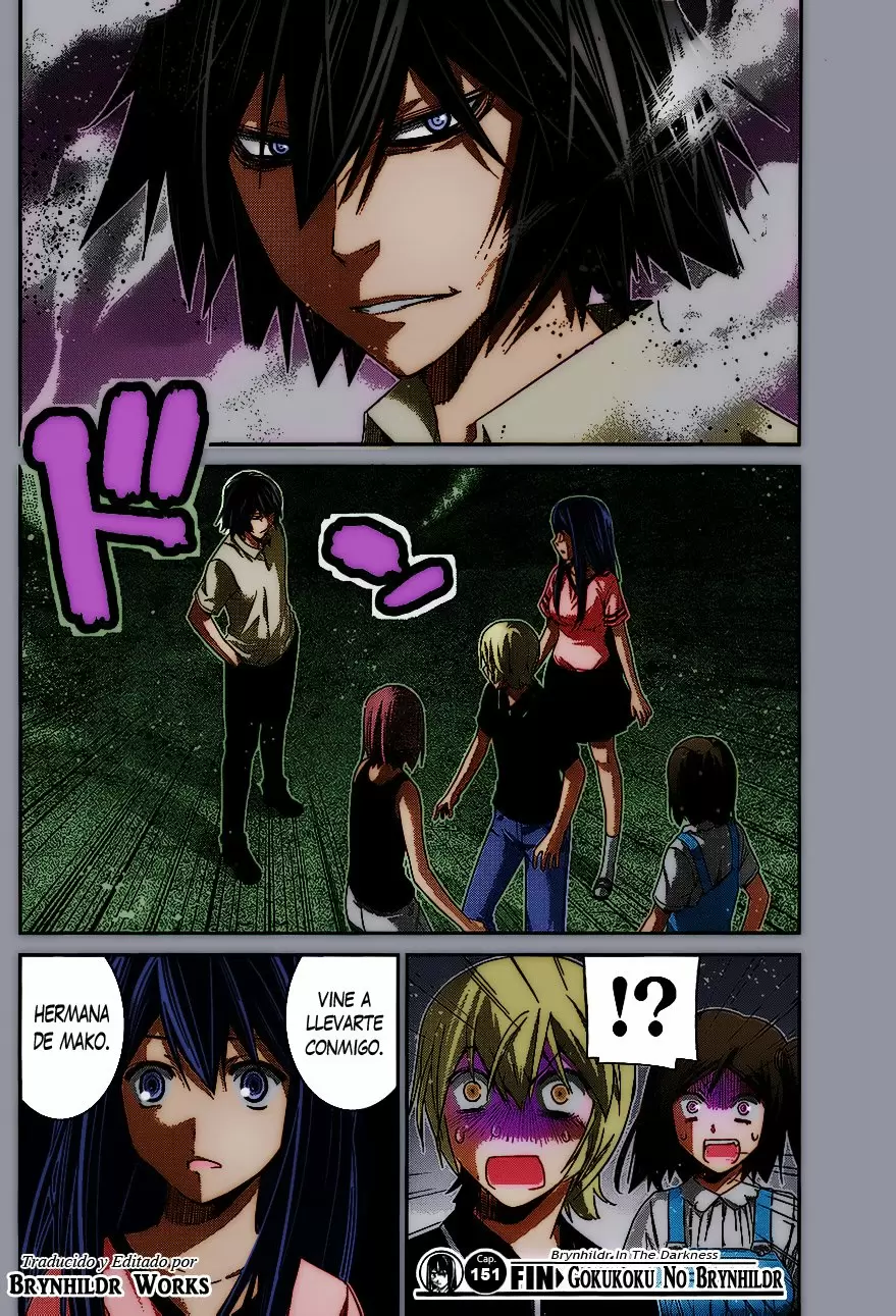 Gokukoku no Brynhildr capítulo 151, página 21