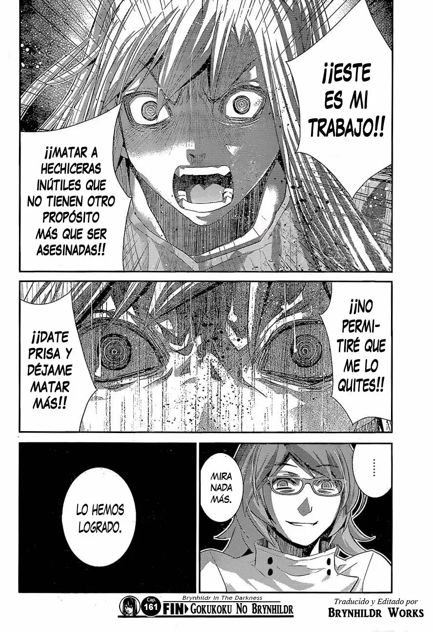 Gokukoku no Brynhildr capítulo 161, página 21