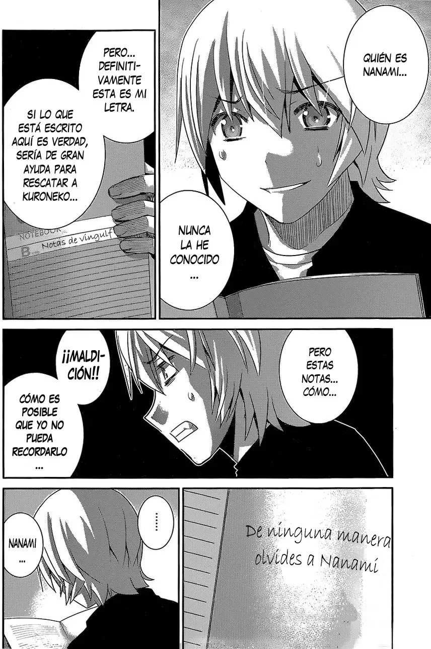Gokukoku no Brynhildr capítulo 165, página 14