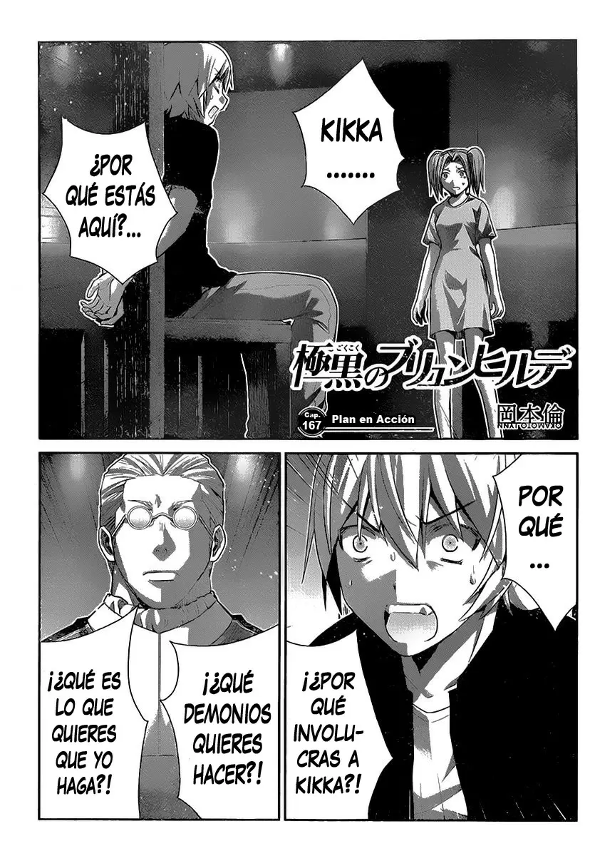 Gokukoku no Brynhildr capítulo 167, página 1
