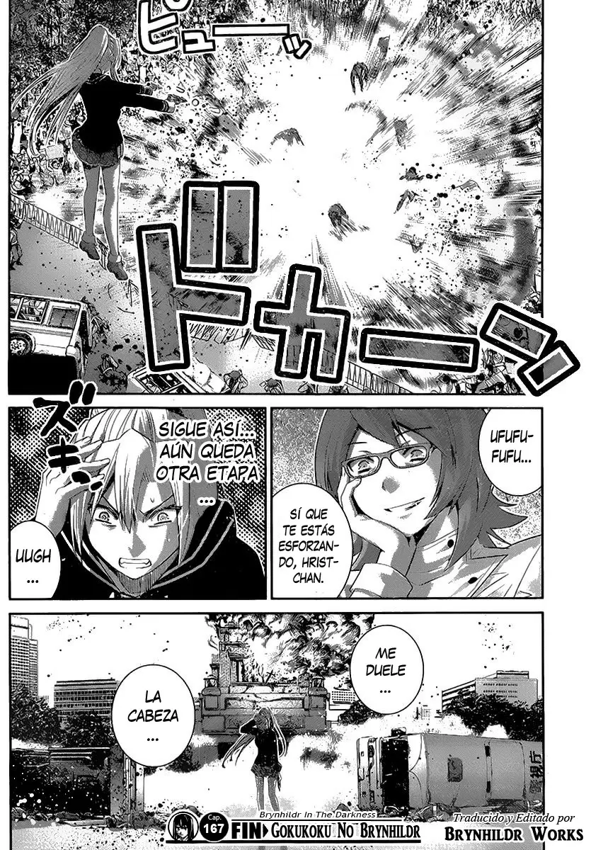 Gokukoku no Brynhildr capítulo 167, página 19
