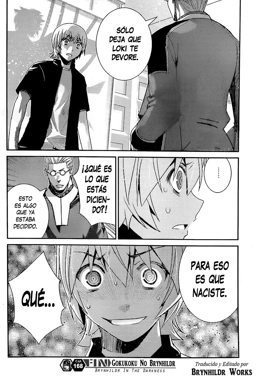 Gokukoku no Brynhildr capítulo 168, página 20
