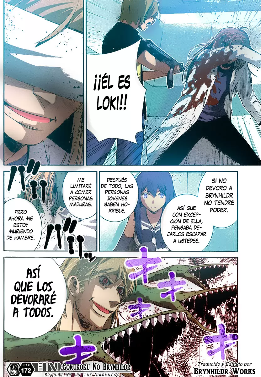 Gokukoku no Brynhildr capítulo 172, página 19