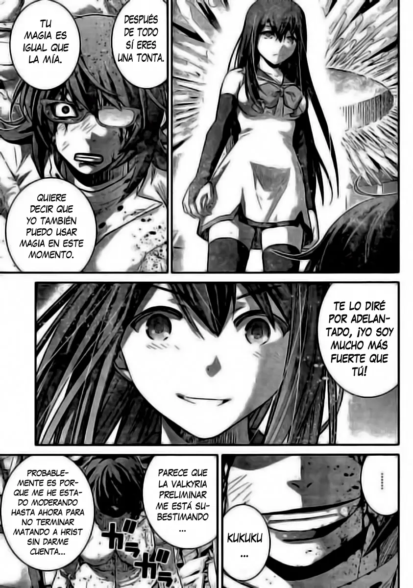 Gokukoku no Brynhildr capítulo 174, página 21