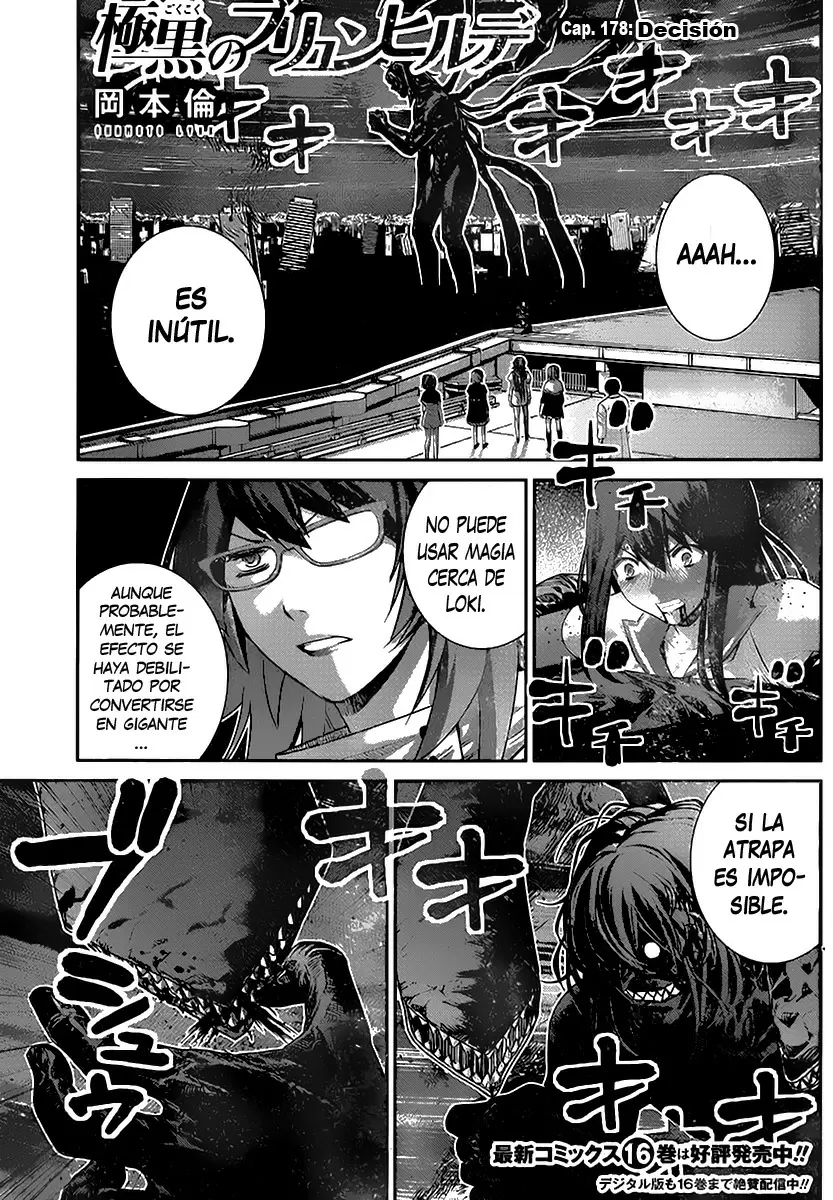 Gokukoku no Brynhildr capítulo 178, página 1