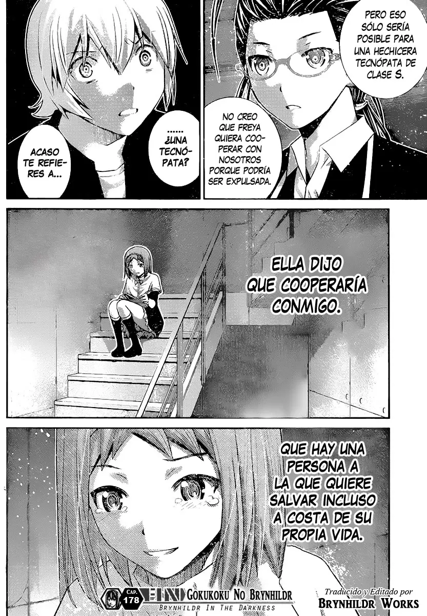 Gokukoku no Brynhildr capítulo 178, página 21
