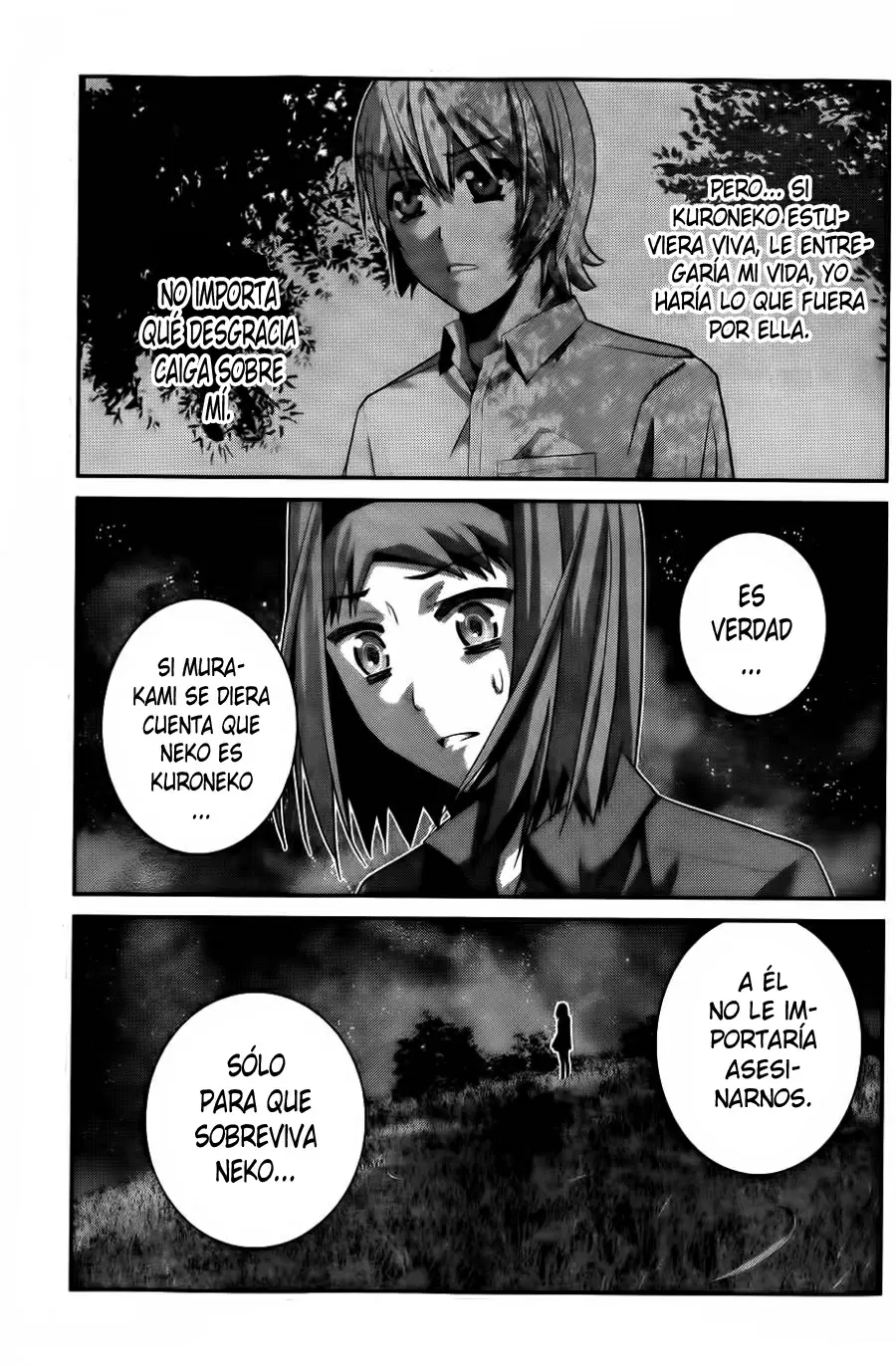 Gokukoku no Brynhildr capítulo 69, página 9