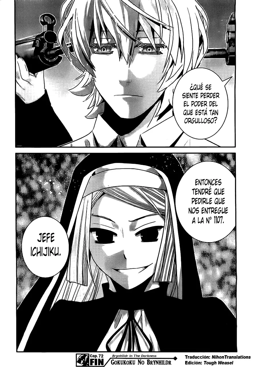 Gokukoku no Brynhildr capítulo 72, página 19