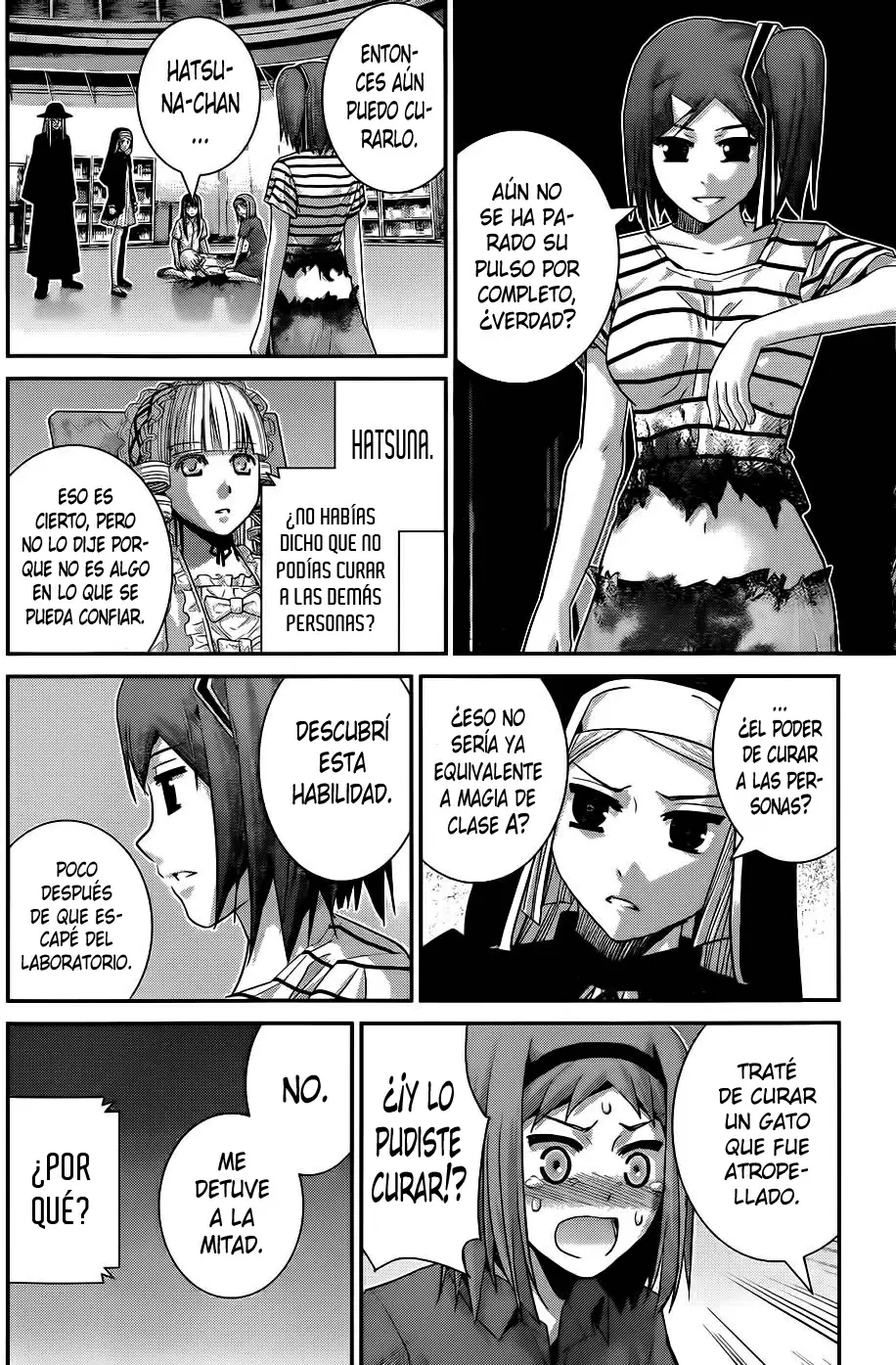 Gokukoku no Brynhildr capítulo 73, página 8