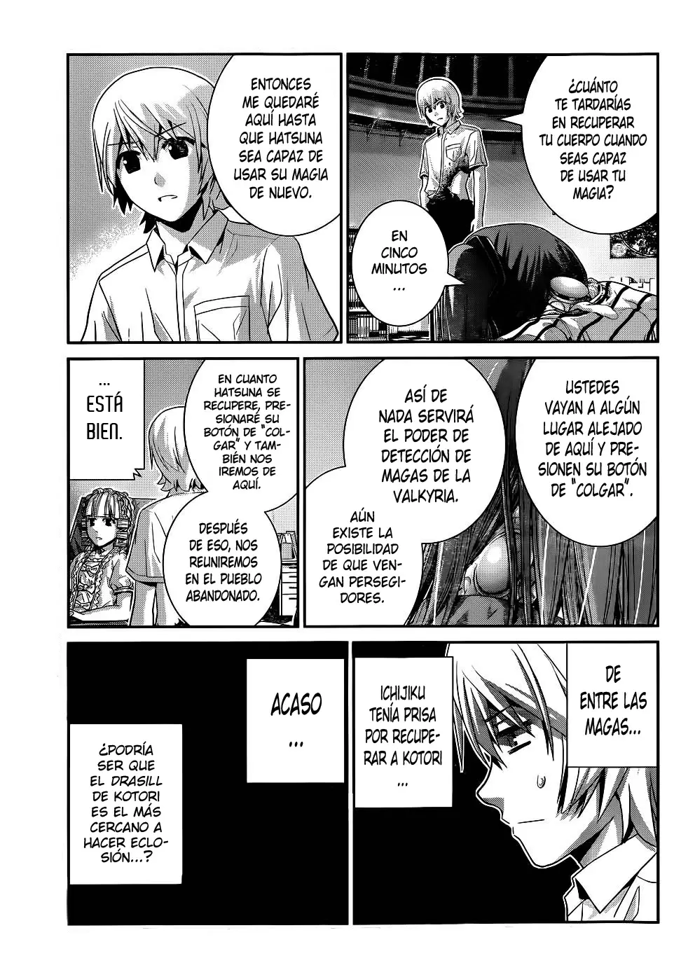 Gokukoku no Brynhildr capítulo 74, página 15