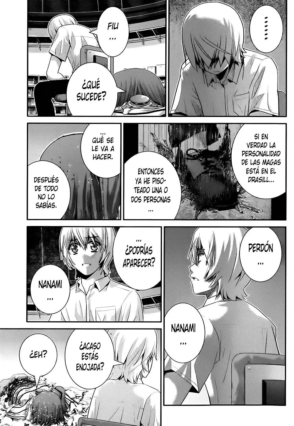 Gokukoku no Brynhildr capítulo 74, página 17