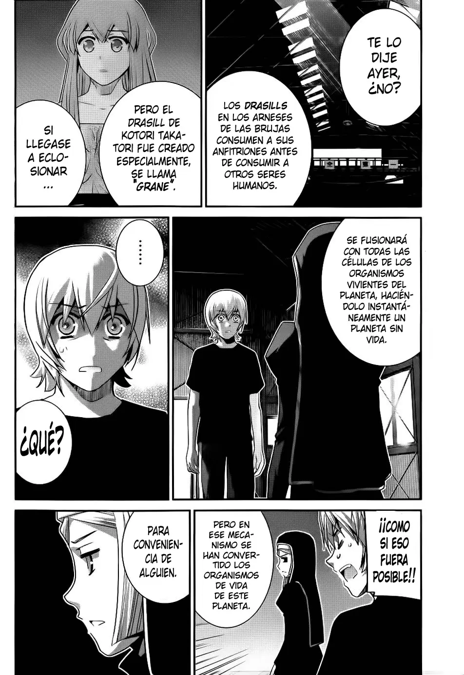 Gokukoku no Brynhildr capítulo 76, página 16