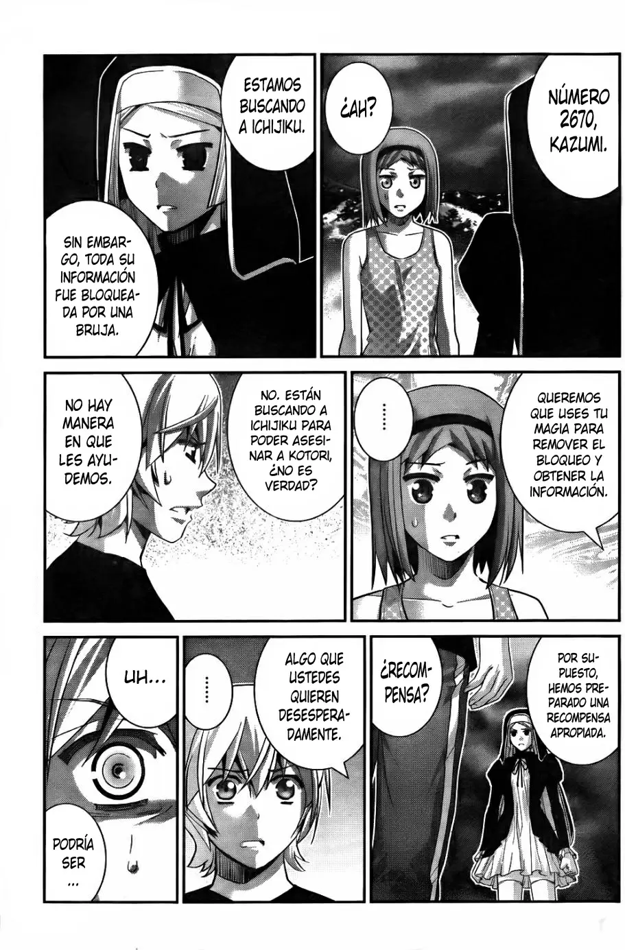 Gokukoku no Brynhildr capítulo 79, página 9