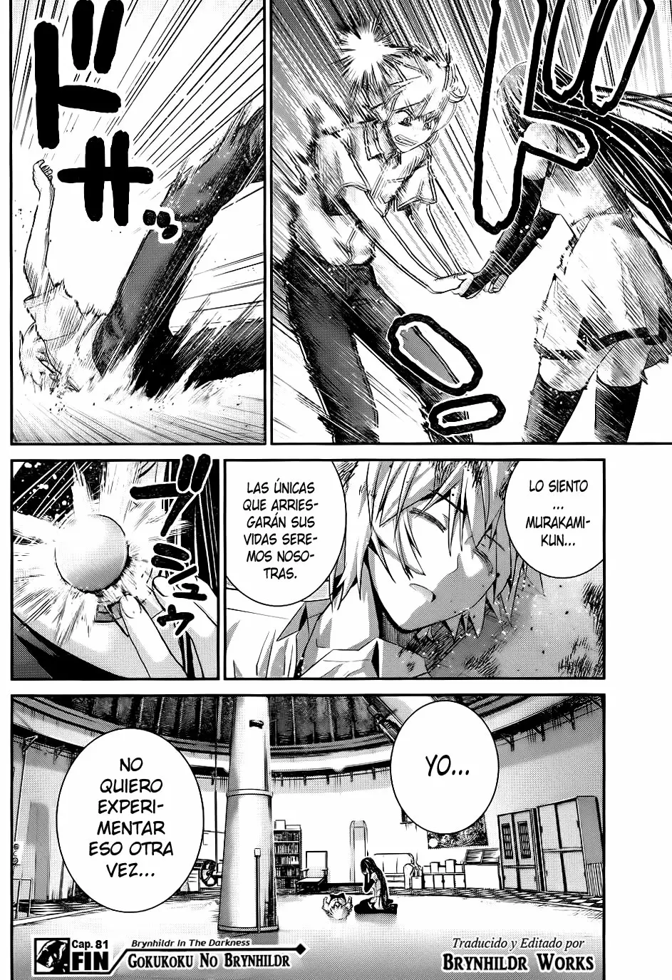 Gokukoku no Brynhildr capítulo 81, página 19