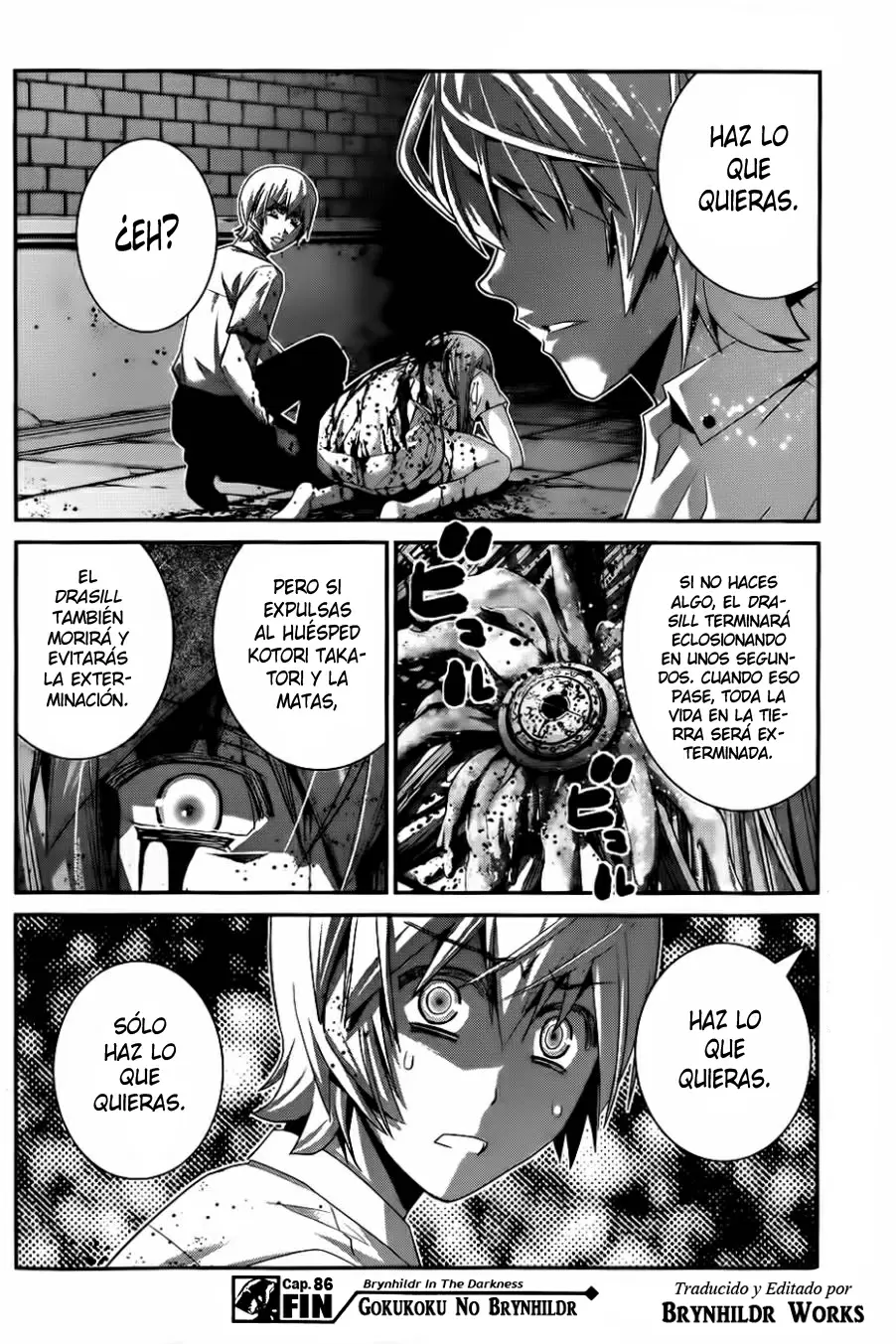 Gokukoku no Brynhildr capítulo 86, página 19